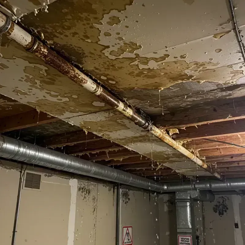 Ceiling Water Damage Repair in Wamac, IL