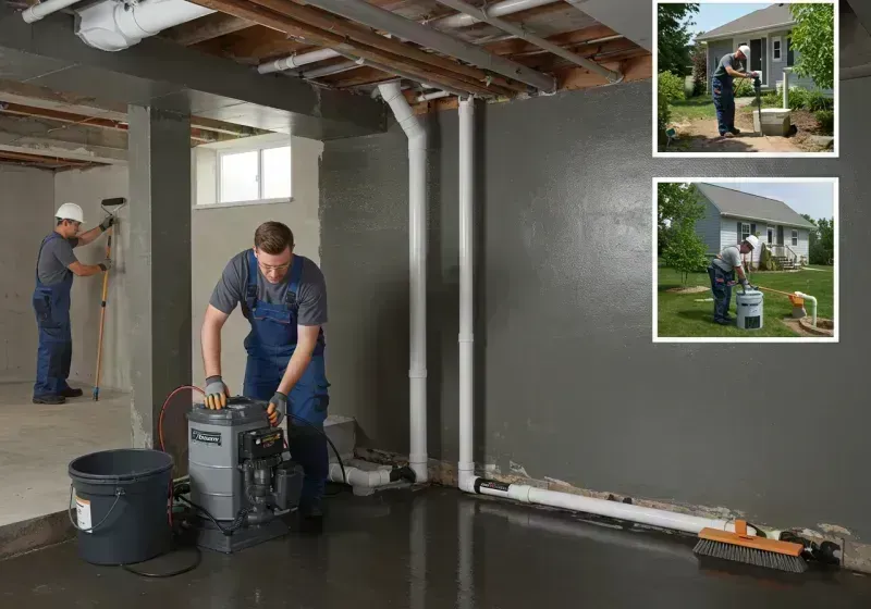 Basement Waterproofing and Flood Prevention process in Wamac, IL